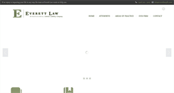 Desktop Screenshot of everettlawpllc.com